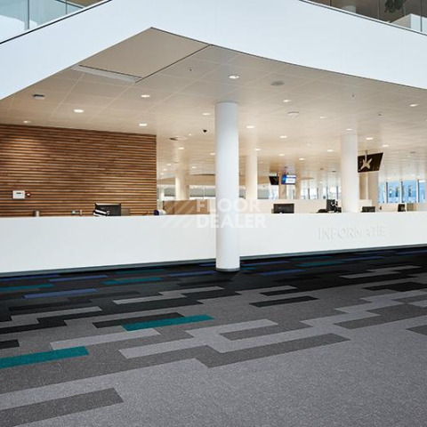 Forbo Flotex metro planks p 946039 Metro Anthracite фото 2 | FLOORDEALER